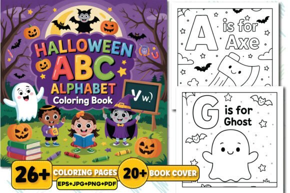 Download Halloween ABC Alphabet Coloring Book - Alphabet coloring book Collection