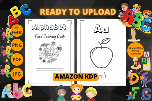 Download Preschool Food Alphabet Coloring Book - Alphabet coloring book Collection