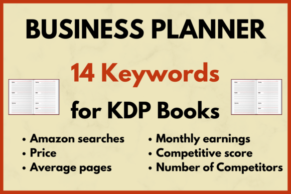Download Business Planner KDP Keyword Research - Premium Resources
