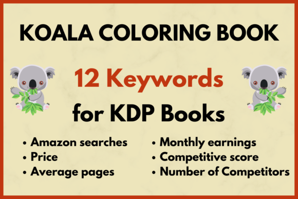 Download Koala Coloring Book KDP Keyword Research - Kdp keyword research Collection