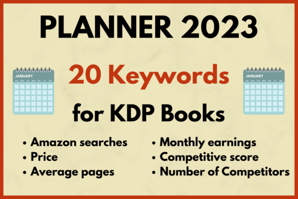 Download Planner 2023 KDP Keyword Research - Premium Bundle